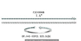 Sterling Silver Semi Mount Bracelet Setting Oval OV 4X3mm - Syzjewelry